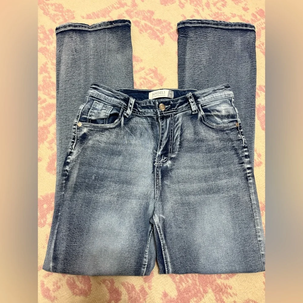 Angels of Difference High Rise Boot Cut Flare Leg Western Jeans Women’s 8/29